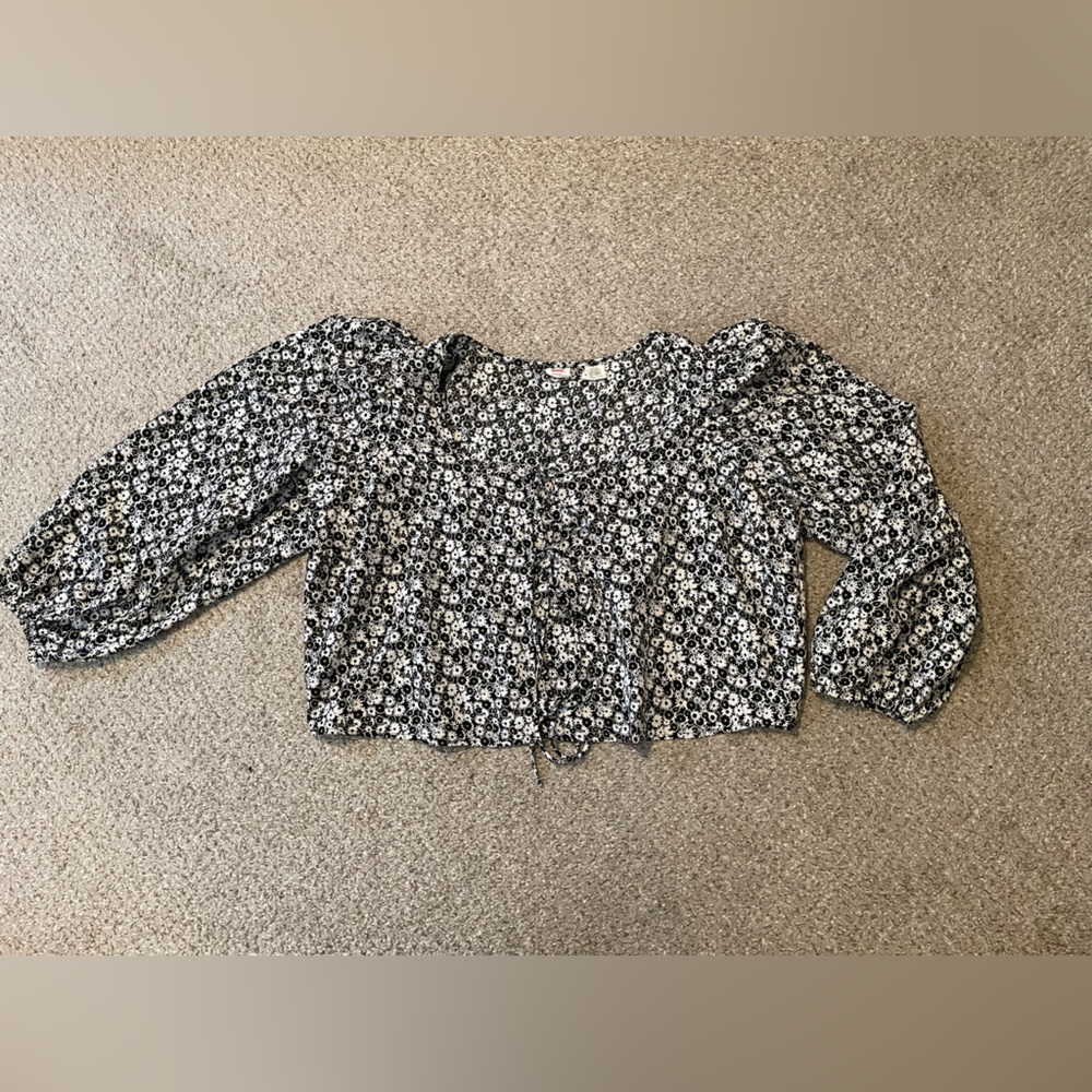 Levi’s Floral Tie Front Plus Size Boho Top 2X